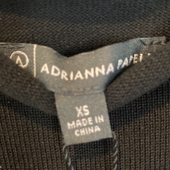 Adrianna Papell NWT Funnel Neck Sweater long sheer sleeves XS office workwear - Picture 6 of 16